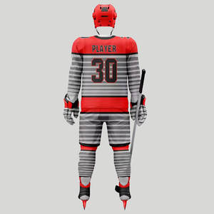 Uniforme de Hockey sobre Hielo al Por Mayor, con Logotipo Personalizado, Informal, Deportivo, Transpirable, 100% Poliéster, Antibacteriano, Unisex - Product Image 3