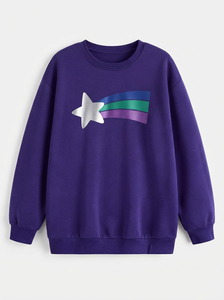 Sudadera de Cuello Redondo Extra Grande para Mujer a Precio Razonable, Manga Larga, Ropa de Invierno, Técnicas de Corte Automatizadas, el Mejor Diseño - Product Image 3