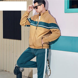 Ensemble de survêtement pour homme de qualité supérieure, respirant, tissu anti-transpiration, coupe classique avec poches latérales, service OEM - Product Image 5