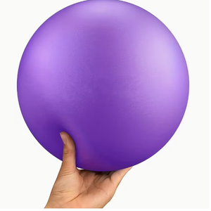 Ballon de yoga en PVC violet HAWK SPORTS INDUSTRIES, 4,9 pouces, anti-éclatement, antidérapant, pour exercices de Pilates, entraînement physique, usage adulte - Product Image 5
