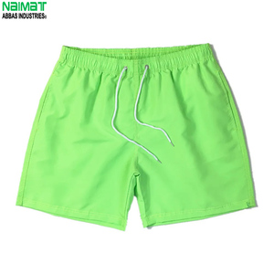 NAIMAT Pantalones cortos de secado rápido para hombre, cintura elástica con cordón, ropa deportiva informal, color gris - Product Image 4