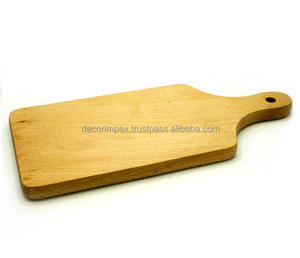 Tabla de servir en forma de paleta o rectangular con mango Ideal para picar rebanar y cortar en cubitos verduras, frutas y carnes - Product Image 2