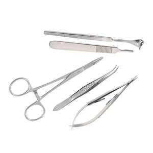 Kit de chirurgie oculaire pour animaux de grande taille en acier inoxydable, 7 pièces, manuel, certifié CE, pour traiter les troubles oculaires chez les animaux, par Grip Surgical - Product Image 5