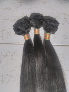 Extensiones de Cabello Humano Remy Virgen Indio Más Vendidas, Color Natural, Ondulado, Doble Trama a Máquina, Puntas Gruesas, Paquete de 4 oz, Siete Unidades - Product Image 2
