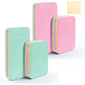 Set di 4 Spugne in Microfibra a 12 Strati, Ultra Assorbenti e Riutilizzabili, per Pulizie Domestiche e in Cucina - Product Image 1