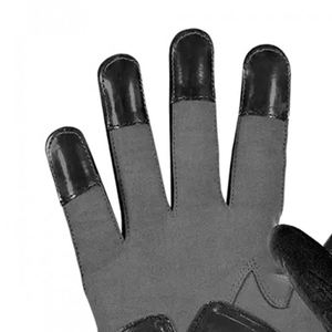 Gants de sport d'extérieur à doigts entiers WARPRO INDUSTRY, noirs, en PU, antidérapants, fermeture à scratch, unisexe, toutes saisons - Product Image 5