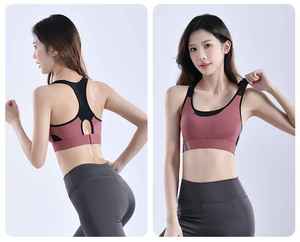 Sujetador deportivo de alta calidad para mujer, transpirable, con soporte alto y a prueba de golpes, para deportes al aire libre e interiores. - Product Image 5
