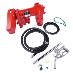 Pompa di Trasferimento Carburante 12V per Benzina, Diesel e Cherosene, 15 GPM con Kit Ugelli - Product Image 1