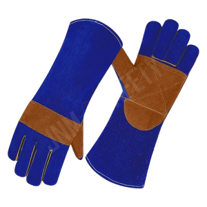 Industrial Safety Cowhide Split Leather <b>Gloves</b> Personal Protective Equipment Spark Resistant Welding <b>Gloves</b> - Product Image 5