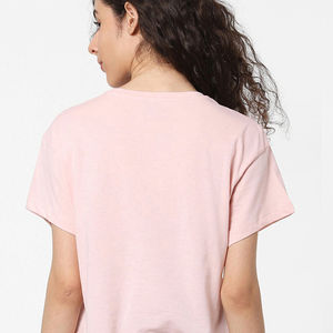 Crop tops pour femmes OEM/ODM, impression de logo personnalisée, crop tops pour femmes streetwear, t-shirts légers à séchage rapide OEM - Product Image 3