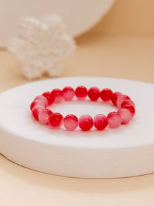 Bracelet tendance en résine écologique fait main, extensible, bijou de mode, cadeau pour femmes et adolescentes - Product Image 2