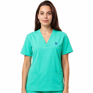 High Quality Latest Design Low Price Women <b>Scrub</b> <b>Sets</b> New Arrival Bulk Quantity OEM Service Women <b>Scrub</b> <b>Sets</b> For Online Sale - Product Image 1