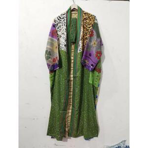 Women Comfortable Soft Silk <b>Kimono</b> Bridesmaid Dressing Gown Indian Pure Silk <b>Kimono</b> Japanese Silk <b>Kimono</b> Bridal <b>Beach</b> Cover Robe - Product Image 6