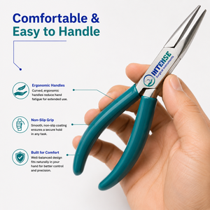 Professional <b>Long</b> <b>Nose</b> Jewelry Pliers Precision Smooth Jaw Wire Bending Beading Tool - Product Image 5