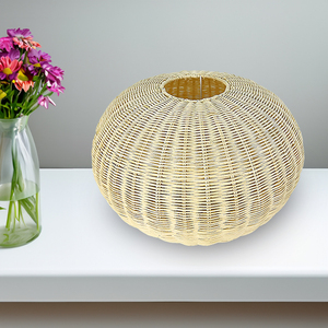 Abat-jour le plus vendu - Abat-jour vintage suspendu, lampe suspendue, abat-jour en rotin LA16 pour la décoration - Product Image 5