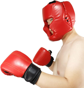 High Quality PU Leather Foam <b>Dummy</b> Boxing Head Guard for Adults/Kids MMA & Muay Thai Training Sparring Head Protection - Product Image 4