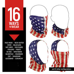 Cache-cou en polyester personnalisé avec logo pour usage quotidien, cagoule en tissu polyester pour activités de plein air - Product Image 2