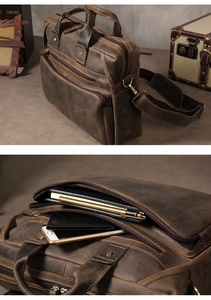 Maletín de cuero para portátil, nuevo diseño, bolsos para portátil de alta calidad, precio económico, bolso con estilo, diseño personalizado, bolsos de cuero para portátil - Product Image 4