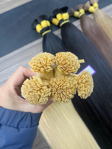 Pointe plate/ Mini pointe plate/ Cheveux vierges en vrac 100% humains vietnamiens non traités, meilleure qualité et best-seller, blonds, pointes pleines - Product Image 5