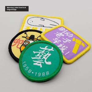 Etiquetas de Ropa Tejidas Personalizadas de Alta Densidad, Etiquetas de Marca para Prendas con Forma de Bandera, Lavables, con Borde Cortado a Láser, para Hombre y Mujer - Product Image 5