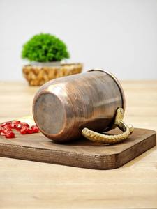 Taza de estilo vintage con asa dorada, elegante vajilla para té, café, cerveza, cócteles, bar en casa, comedor y uso diario, procedente de la India. - Product Image 5