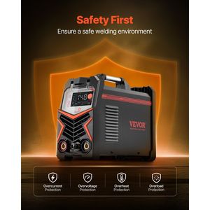 Saldatrice TIG 3-in-1 205A con Ampio Display LED, DC TIG/DC Pulse TIG/MMA (Stick), Doppia Tensione 110/220V, Elettrica per Grandi Lavorazioni - Product Image 4