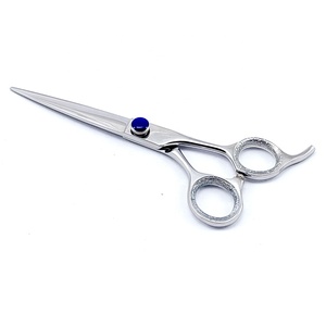 Ciseaux de barbier professionnels de qualité supérieure en acier inoxydable de 6 pouces, lame affûtée, vis de réglage pour la coupe et l'entretien des cheveux - Product Image 1