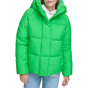 Fashion Winter Puffer Jacket for Women Warm Bubble Cotton Padded Street Style Breathable <b>Canvas</b> Womens Jacket - Product Image 2