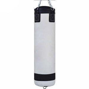 Customizable MMA <b>Boxing</b> <b>Punching</b> <b>Bag</b> & Sand <b>Bags</b> PU Leather Material 180cm Heavy <b>Punching</b> <b>Bags</b> Black - Product Image 1