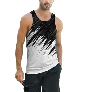 เสื้อกล้ามออกกำลังกายผ้าฝ้าย100% สำหรับผู้ชายเสื้อกล้ามสำหรับออกกำลังกายกล้ามเสื้อกล้ามแขนกุดมีเสื้อกล้ามระบายความร้อนดีไซน์ให้ความเย็นสำหรับฤดูร้อน - Product Image 3