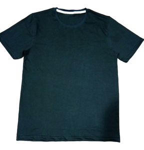 T-shirts vierges 100 % coton épais, blancs unis, personnalisables, pour hommes, coupe oversize, col rond, prix de gros - Product Image 1