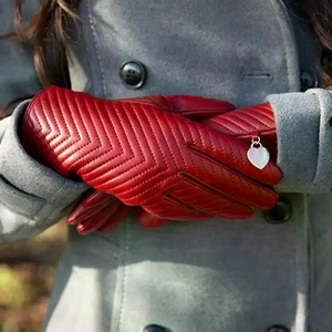 Winter Outdoor Warm Breathable Eco-Friendly <b>Touchscreen</b> Sheepskin Leather <b>Gloves</b> Women Men Custom Fashion Unisex Casual Daily - Product Image 5