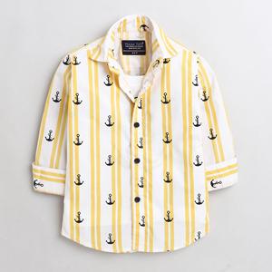 Polka Tots Ship ancre t-shirt chemise-blanc - Product Image 3