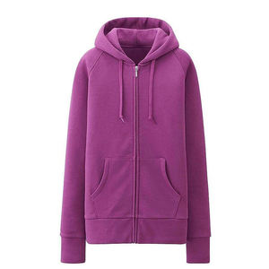 Sudadera con Capucha Rosa para Mujer, Manga Larga, Color Sólido, Tejido de Algodón, Ropa de Otoño - Product Image 6