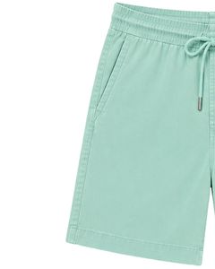 Short de bain d'été vert menthe pour homme, séchage rapide, taille élastique avec cordon de serrage, décontracté, léger, idéal pour les vacances - Product Image 3