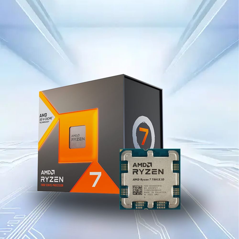 MSI MPG B650I EDGE WIFI Motherboard with AMD Ryzen 7 7800X3D
