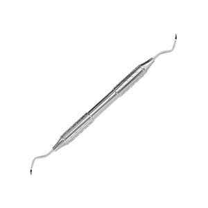 Raspador Dental Universal M23A de Acero Inoxidable, Instrumento Periodontal de Doble Extremo, Raspador Universal con Mango Ergonómico para Higiene Dental - Product Image 5