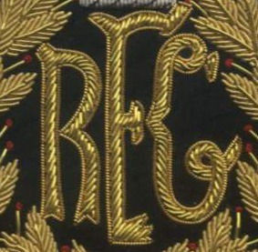 Badge de blazer en tissu toile 3D brodé à la main, entièrement personnalisé, de haute qualité, avec fil de bouillon pour uniformes 2026 - Product Image 3