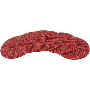 แผ่นรองจานลายใบไม้ถักแบบกันลื่นสำหรับตกแต่งบ้านสไตล์ดั้งเดิม - Product Image 2