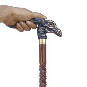 Canne de marche en laiton avec motif dragon, cadeau écologique pour les personnes âgées et les handicapés, idéal comme souvenir de mariage - Product Image 1