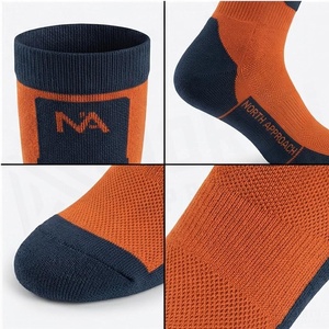 <b>Knee</b> <b>High</b> Basketball <b>Socks</b> Orange Navy Blue Breathable Knitted for Adults Summer Sport Wear - Product Image 4