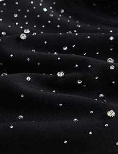 Premium All Over Rhinestone Hoodie Custom Heavyweight <b>Thick</b> <b>Fleece</b> Cotton Hoodie for Men Women Loose Fit Diamond Streetwear - Product Image 3
