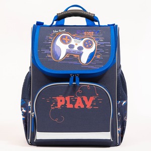 Sac à dos EVA léger, réduisant la charge, avec protection de la colonne vertébrale, motif contrôleur de jeu et graffiti de dessin animé, idéal pour l'école - Product Image 1