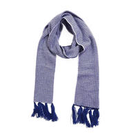 Écharpe tricotée unisexe promotionnelle - Impression personnalisée du logo de la marque - Tricotage d'hiver chaud et abordable en gros