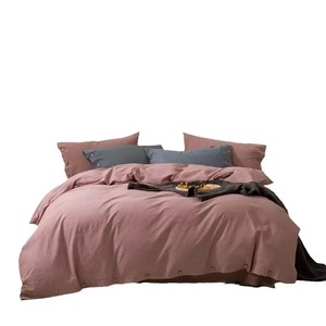 White Geometric Quilted Comforter Set 3Pcs 100% Cotton Washable Simple Style Home <b>Bedding</b> 400TC - Product Image 2
