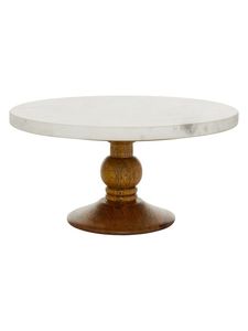 Soporte para Pastel de Mármol de Diseño Moderno con Base de Madera, Plato para Pastel de Mármol y Madera a Precio de Mayoreo Muy Bajo - Product Image 4