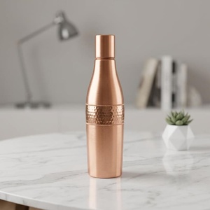 Professional Grade Pure <b>Copper</b> <b>Drinking</b> <b>Bottle</b> with Decorative Surface Premium Wellness <b>Bottle</b> for Wholesale Buyers <b>copper</b> Ware - Product Image 1