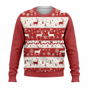 CODER SPORTS Best Selling New Design Winter <b>Christmas</b> Solid Pocket Hip Hop Style Women's 100% Polyester <b>Sweatshirts</b> Custom Blank - Product Image 4