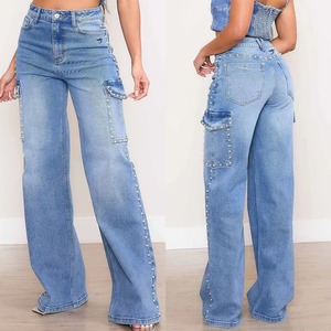 Experimente una calidad de tela superior y una artesanía elegante en estas jeans de mezclilla para mujer, diseñados para uso diario. - Product Image 1