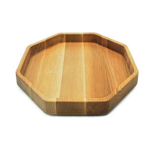 Bandeja de Servir de Madera Modelo Premium 18, Bandeja de Madera Clásica para Servir Comida Tradicional y Moderna, Bandejas Decorativas para Café y Té - Product Image 4